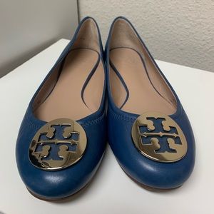 Blue Tory Burch flats